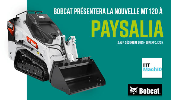 Bobcat présentera le nouveau MT120 à Paysalia 2025