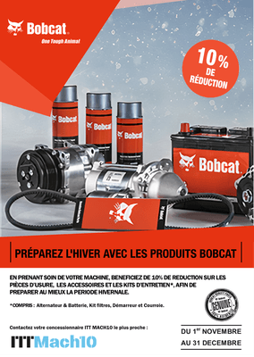 PREPAREZ L'HIVER AVEC LES PRODUITS BOBCAT