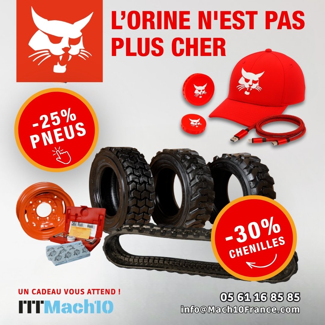 L’ORIGINE N’EST PAS PLUS CHER – Profitez de nos offres Bobcat !