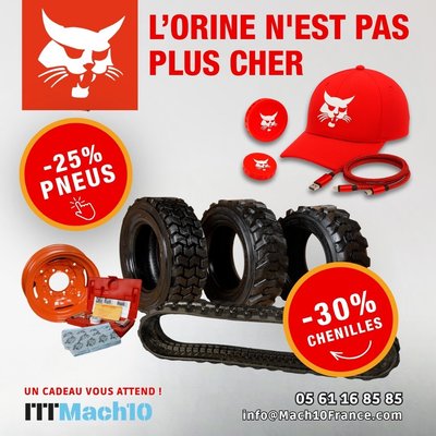 L’ORIGINE N’EST PAS PLUS CHER – Profitez de nos offres Bobcat !